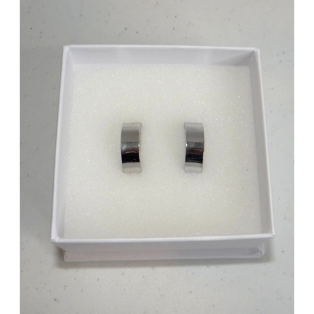 Calmi Silver Tone Wide‎ Band Rings